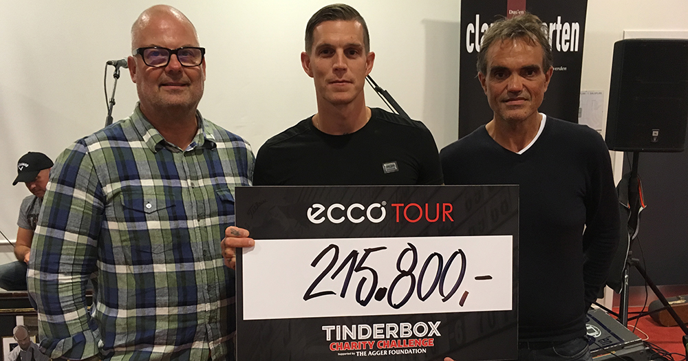 Tinderbox’s charity challenge supports  The Agger Foundation with generous amount